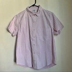NWOT UO BDG Striped Button Down Shirt